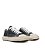 Maison Mihara Yasuhiro Peterson 23 Sole Vintage Effect Emboired Canvas Low Preto e Branco - Imagem 1