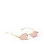 Louis Vuitton Óculos de Sol Ovais Estreitos LV Pure Rosa - Imagem 1