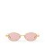 Louis Vuitton Óculos de Sol Ovais Estreitos LV Pure Rosa - Imagem 2