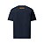 Louis Vuitton Camiseta com LV em Relevo Bleu Myrtille - Imagem 3