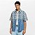 Louis Vuitton Camisa Jeans de Manga Curta Monogram Azul - Imagem 2