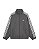 Adidas x ASOS Jaqueta Track Stripe Cinza - Imagem 1