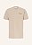 Off-White Camiseta Embroidered Logo Light Brown - Imagem 1
