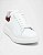 Alexander Mcqueen Oversized Leather Low-Top Branco - Imagem 2
