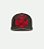 Rhude Boné Seal Curved Brim Denim Preto - Imagem 1