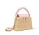 Louis Vuitton Bolsa Capucines Mini Rosa - Imagem 3