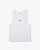 Rhude Camiseta Regata Logo Ribbed Branca - Imagem 1