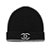 Chanel Touca Mini CC Preta - Imagem 1