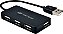 HUB USB 2.0 C3Tech, 4 Portas, Preto - HU-220BK - Imagem 1