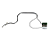 Antena Wifi Wireless Original Notebook LG N460 - DQ6LG300100 - Imagem 1