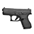Pistola Glock G42 .380 Auto - Imagem 1