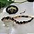 Conjunto de Choker e Brincos Dourados com Cristais - Imagem 3