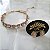 Conjunto de Choker e Brincos Dourados com Cristais - Imagem 2