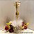 Difusor de Aromas ou Sabonete Líquido Aladin, Decorados com Cristais e Strass, e Detalhes em Dourado - Imagem 1