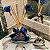 Conjunto de Difusor de Aromas em Vidro Decorado com Cristais Coloridos e Laço Azul e Varetas Luxuosas - Imagem 3