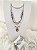 Conjunto Colar e Pulseira Folheados - Imagem 1