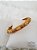 Bracelete Dourado Trabalhado e Cravejado com Cristais Coloridos - Imagem 2