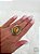 Anel Ajustável Ouro Velho Oval com Cristal Swarovski Laranja - Imagem 2