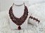 Conjunto Vintage Vinho de Colar e Pulseira - Imagem 1