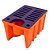 Pallet de Contenção para IBC c/ Encaixe p/ Balde – 1100 Litros - Imagem 2