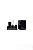 KIT 7 Peças com Lixeira - Preto com Prata - Imagem 1
