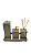 Kit Slim - 4 Peças - Fendi com Dourado - Imagem 3