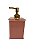 Saboneteira Liquida - Rosa com Dourado - Imagem 2