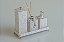Kit Slim PG - 4 Peças - Branco perola com prata - Imagem 2