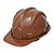 Capacete Marrom Aba S/ Jugular classe B Vonder CA 31469 - Imagem 1
