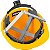 Capacete Amarelo Jugular Textil com catraca Vonder Plus CA:14712 - Imagem 2