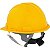Capacete Amarelo Jugular Textil com catraca Vonder Plus CA:14712 - Imagem 3