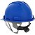 Capacete Azul Jugular Textil com catraca Vonder Plus CA:14712 - Imagem 4