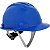 Capacete Azul Jugular Textil com catraca Vonder Plus CA:14712 - Imagem 1