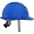 Capacete Azul Jugular Textil com catraca Vonder Plus CA:14712 - Imagem 3