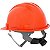 Capacete Laranja Jugular Textil Com catraca Vonder Plus CA:14712 - Imagem 3