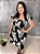 Vestido Curto de Lastex Manga  Babado. - Imagem 1