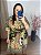 Vestido Duna estampado com regulagem na cintura. - Imagem 1