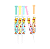 KIT MARCA TEXTO DUAS PONTAS CORES PASTEL URSINHO POOH - Imagem 2
