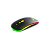 MOUSE SEM FIO RECARREGAVEL RGB 4 BOTOES 1600DPI SLIM PRO A6 R8 - Imagem 1