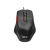 MOUSE OPTICO OFFICE SHEEL PRETO E VERMELHO FIO USB ERGONOMICO 6D LETRON - Imagem 1