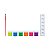 Kit Tinta Tempera Guache 8 Cores Acrilex 15ml Escolar Neon - Imagem 1