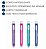 Caneta Borracha Push Tris + Refil Cores Sortidas - Imagem 3