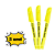 MARCA TEXTO AMARELO Kits Caixa com 3/6/9/12 UND Amarelo fluorescente Jocar Office - Imagem 6