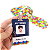 Kit Crachá de Identificação para Autista+Cordão e porta crachá – Segurança e Inclusão Sempre! - Imagem 3