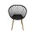 CADEIRA LOA PP BASE METAL COR MADEIRA - Imagem 2