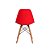 Cadeira Eiffel Eames Roxa Base Madeira - CADEIRA DKR - Imagem 3