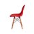 Cadeira Eiffel Eames Roxa Base Madeira - CADEIRA DKR - Imagem 4