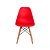Cadeira Eiffel Eames Roxa Base Madeira - CADEIRA DKR - Imagem 2