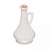 Garrafa para Azeite de Vidro Pintado Branco com Tampa de Cortiça 250ml - Imagem 3