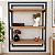 Nicho Prateleira De Parede Ferro E Mdf - Imagem 2